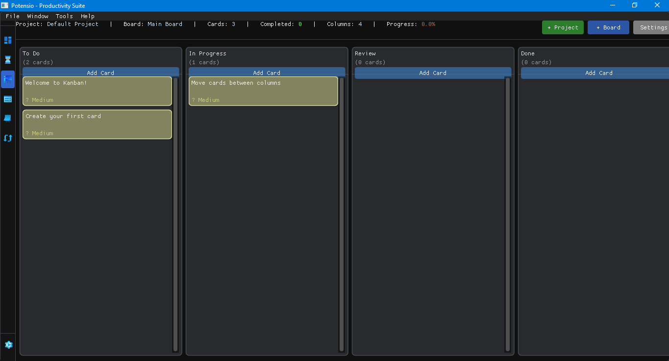 Potensio App Screenshot